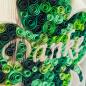 Preview: Buchfaltkunst mit Kleeblatt und Quilling, Personalisierbar