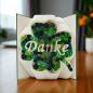Preview: Buchfaltkunst mit Kleeblatt und Quilling, Personalisierbar