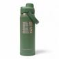 Preview: Olive Grüne Edelstaalflasche