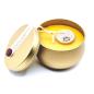 Preview: Blechdosenkerze mit 100% Bienenwachs