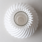 Preview: Designvase „Spiral Flow“ mit Glaseinsatz