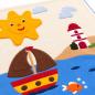 Preview: Kuscheldecke "Segelboot", Personalisierbar