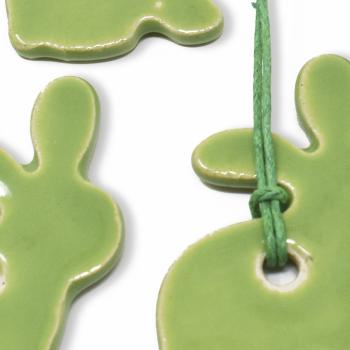 Hasen-Anhänger, 5-teilig mit Bändchen