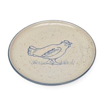 Kinderteller „Huhn“ - handbemalt, Ø 20 cm