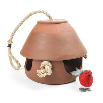 keramikhaus zum vögel füttern