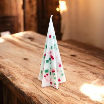 Mosaik-Kerze "Tannenbaum"