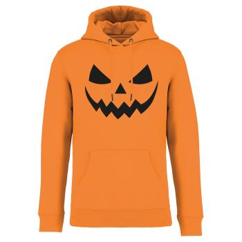 Halloween-Hoodie - Kürbisfratze