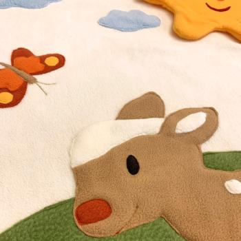 Kuscheldecke "Reh", Personalisierbar