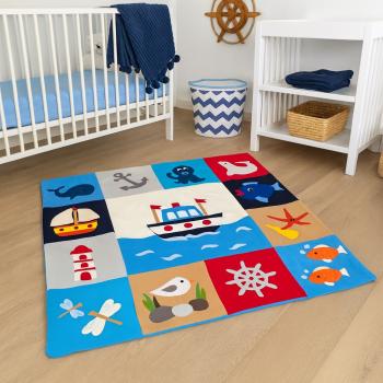 Patchwork-Kuscheldecke für Babys und Kleinkinder