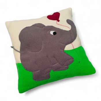 Kuschelkissen "Elefant/Herz"