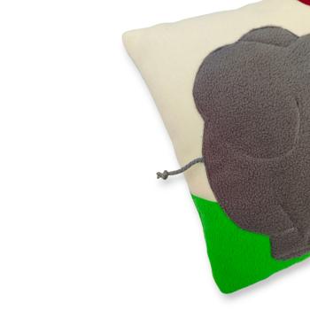 Kuschelkissen "Elefant/Herz"