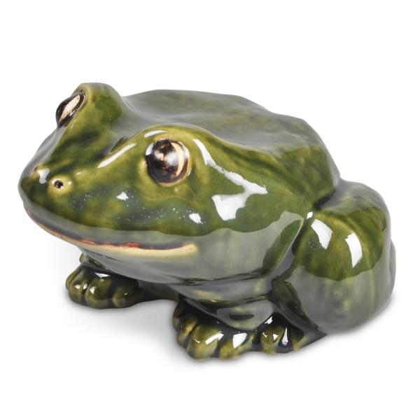 Keramik-Frosch für Garten und Balkon