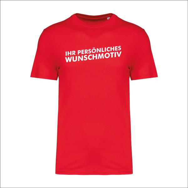 Bio-T-Shirt mit individuellem Druck