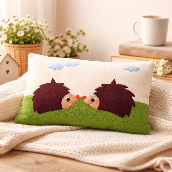 Kuschelkissen „Igelpaar“