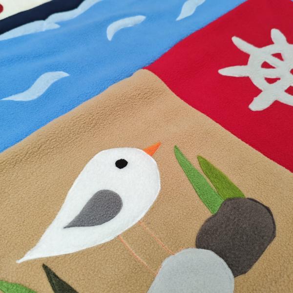 Patchwork-Kuscheldecke für Babys und Kleinkinder