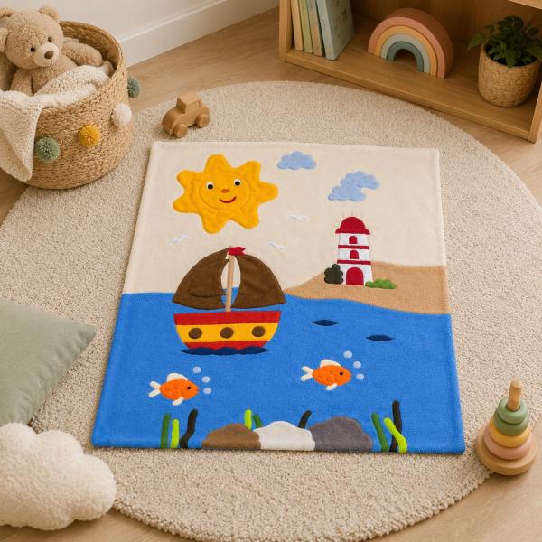 Kuscheldecke "Segelboot", Personalisierbar