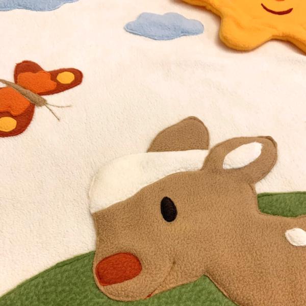 Kuscheldecke "Reh", Personalisierbar