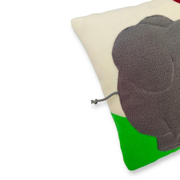 Kuschelkissen "Elefant/Herz"